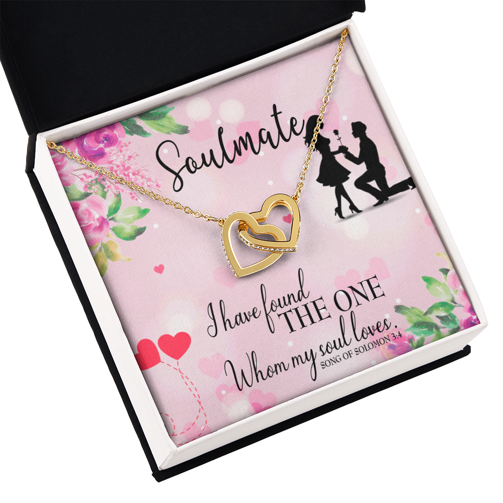 To My Girlfriend SoulMate Inseparable Necklace-Express Your Love Gifts