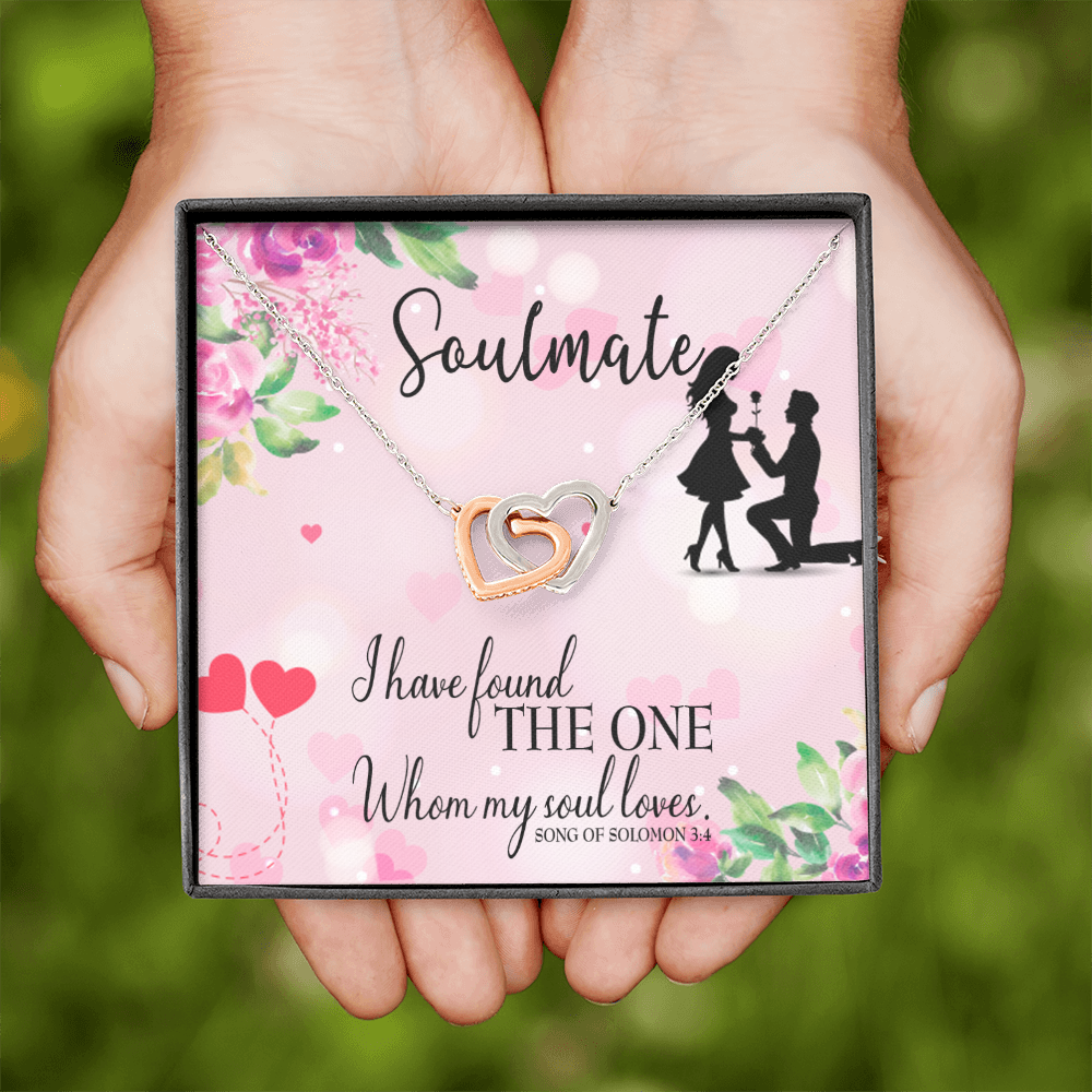To My Girlfriend SoulMate Inseparable Necklace-Express Your Love Gifts