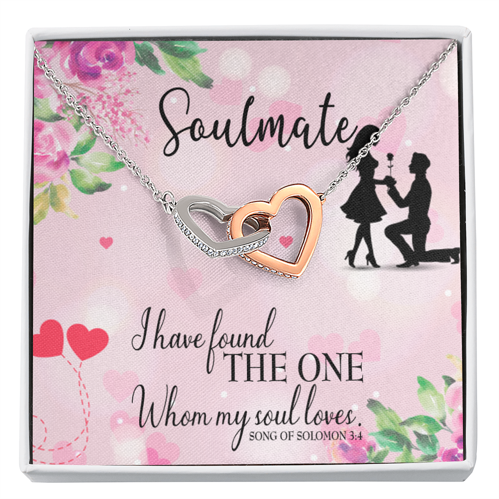 To My Girlfriend SoulMate Inseparable Necklace-Express Your Love Gifts