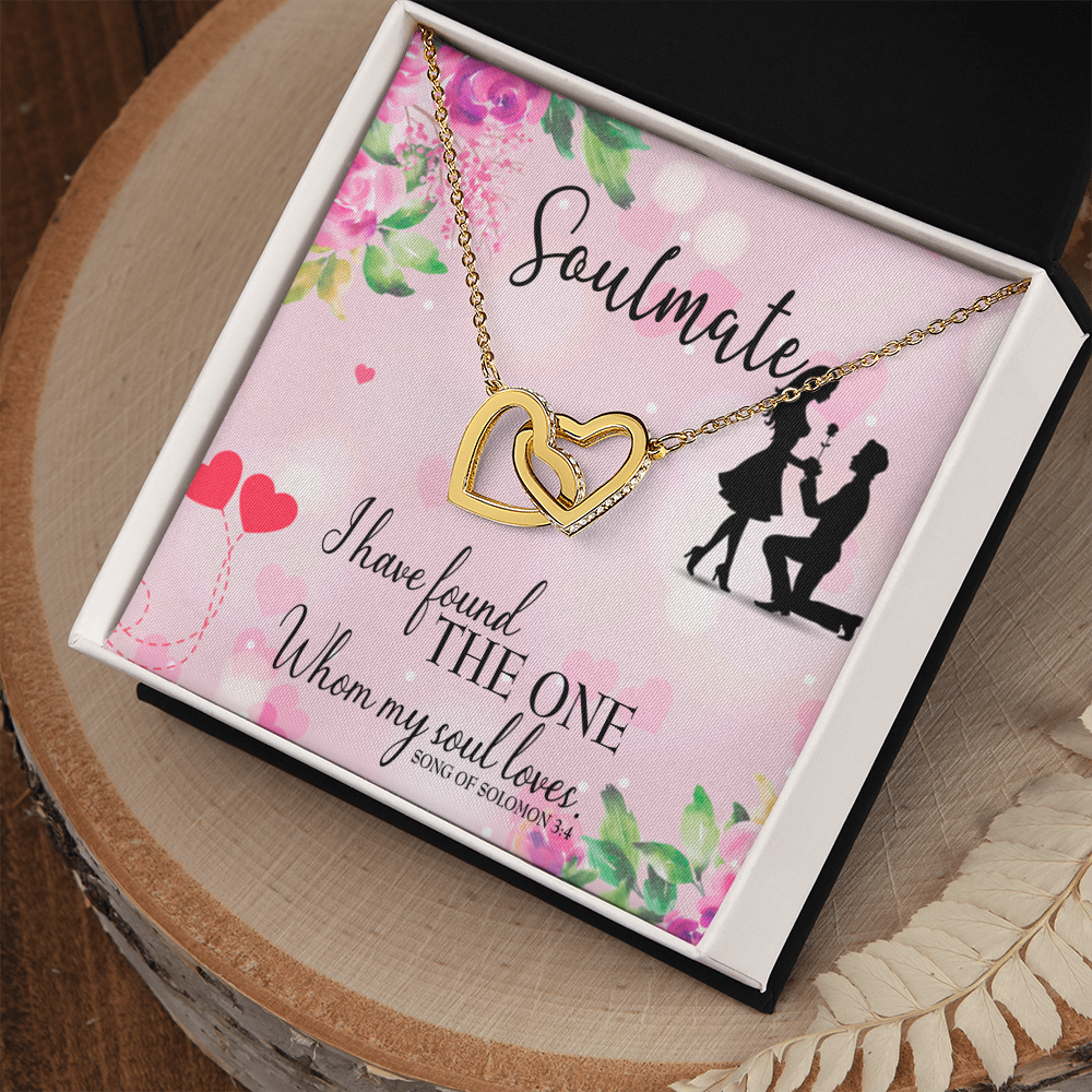 To My Girlfriend SoulMate Inseparable Necklace-Express Your Love Gifts