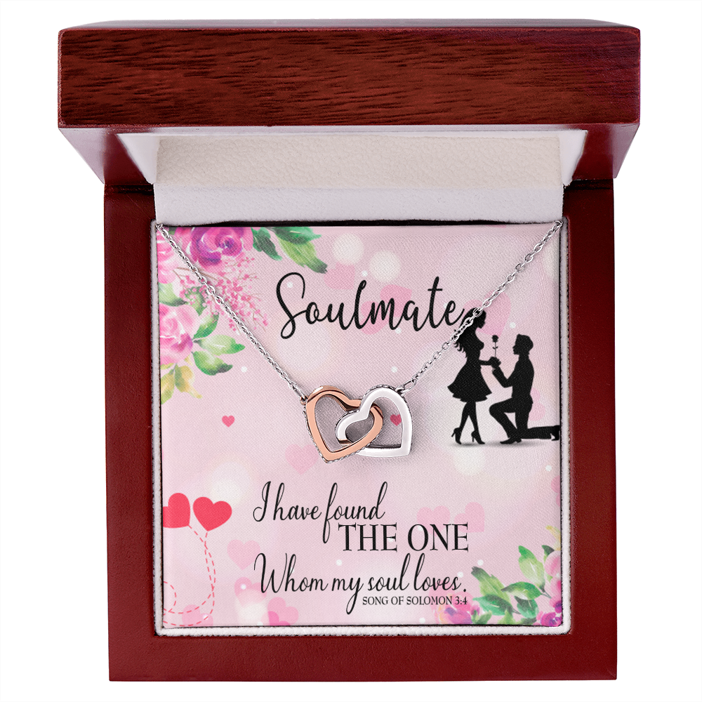 To My Girlfriend SoulMate Inseparable Necklace-Express Your Love Gifts