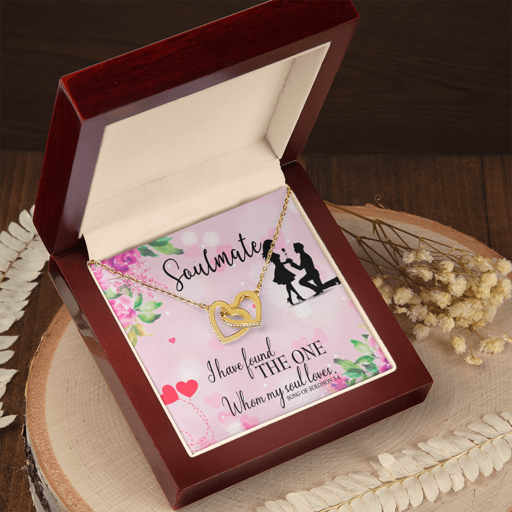 To My Girlfriend SoulMate Inseparable Necklace-Express Your Love Gifts