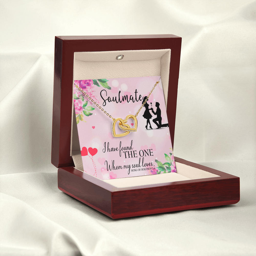 To My Girlfriend SoulMate Inseparable Necklace-Express Your Love Gifts