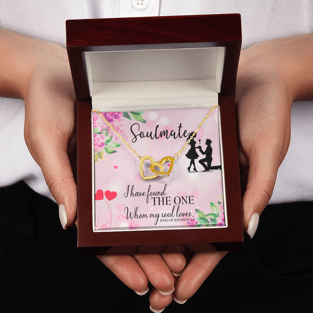 To My Girlfriend SoulMate Inseparable Necklace-Express Your Love Gifts