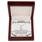 To My Girlfriend Special to Me Alluring Ribbon Necklace Message Card-Express Your Love Gifts