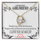 To My Girlfriend Special to Me Forever Necklace w Message Card-Express Your Love Gifts