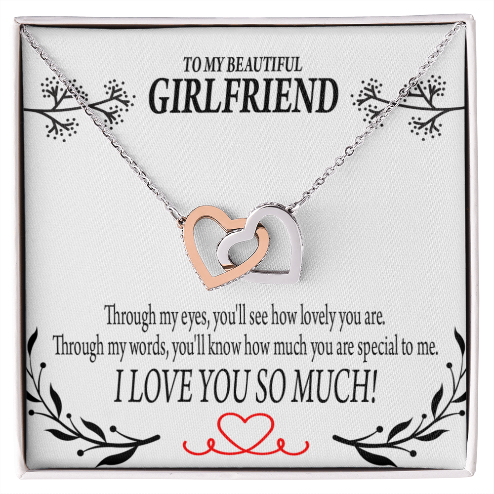 To My Girlfriend Special to Me Inseparable Necklace-Express Your Love Gifts
