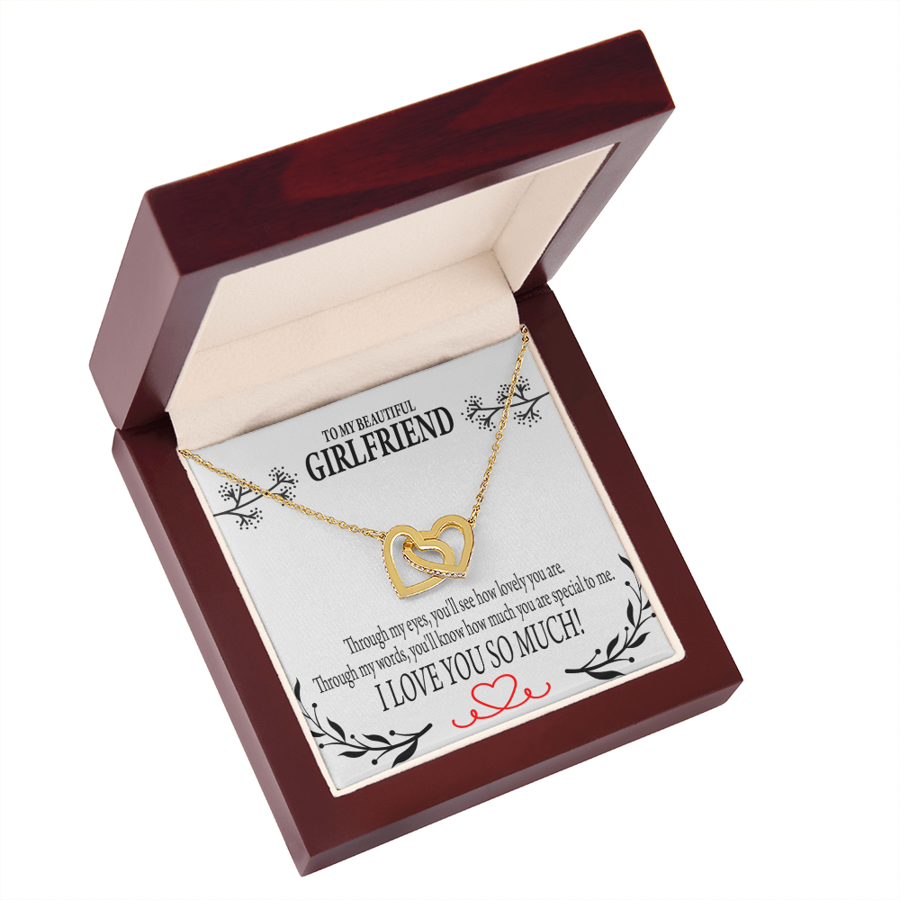 To My Girlfriend Special to Me Inseparable Necklace-Express Your Love Gifts