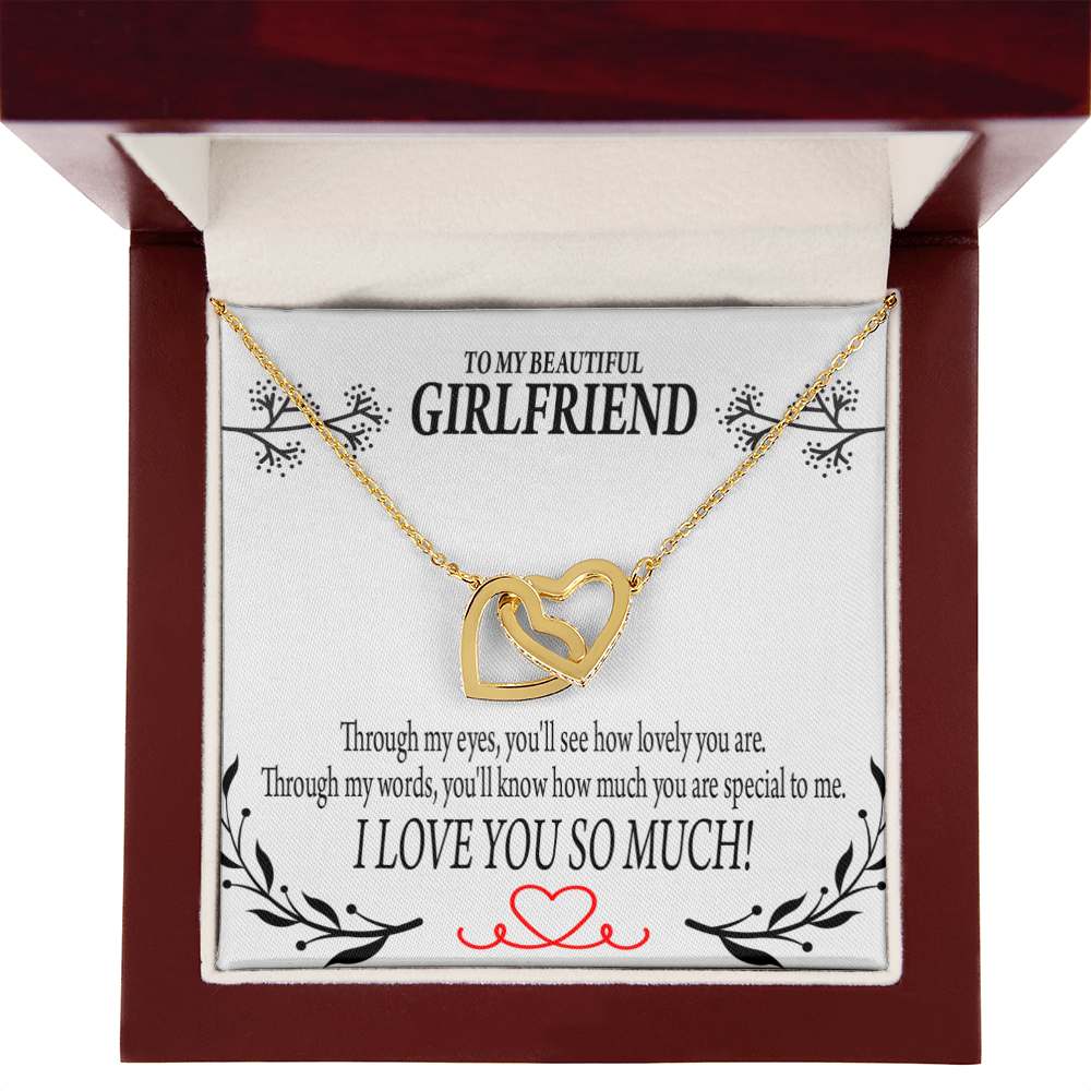 To My Girlfriend Special to Me Inseparable Necklace-Express Your Love Gifts