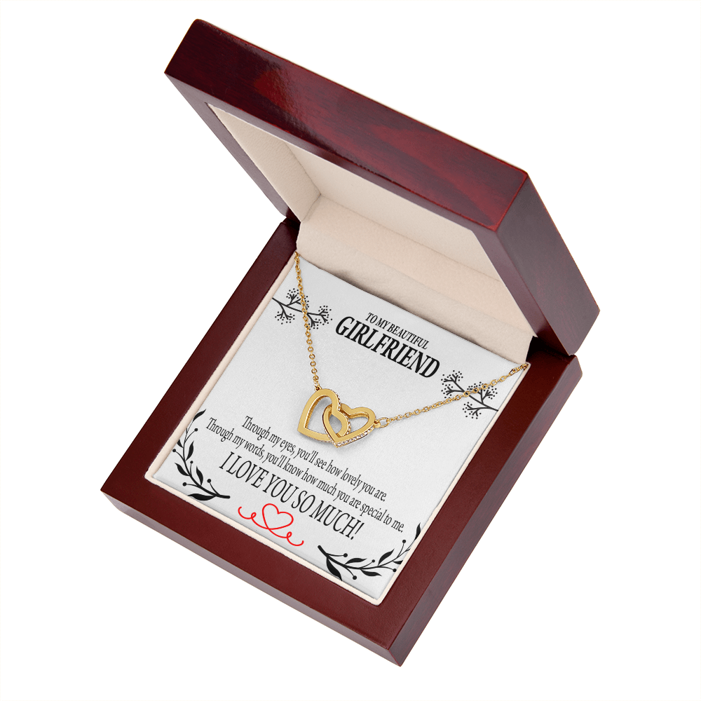 To My Girlfriend Special to Me Inseparable Necklace-Express Your Love Gifts