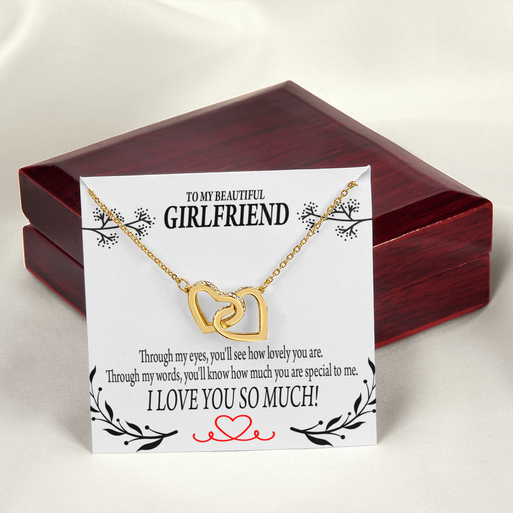To My Girlfriend Special to Me Inseparable Necklace-Express Your Love Gifts