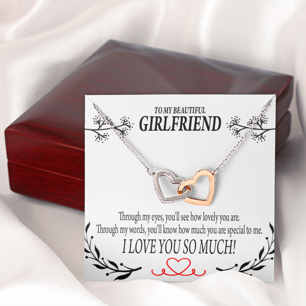 To My Girlfriend Special to Me Inseparable Necklace-Express Your Love Gifts