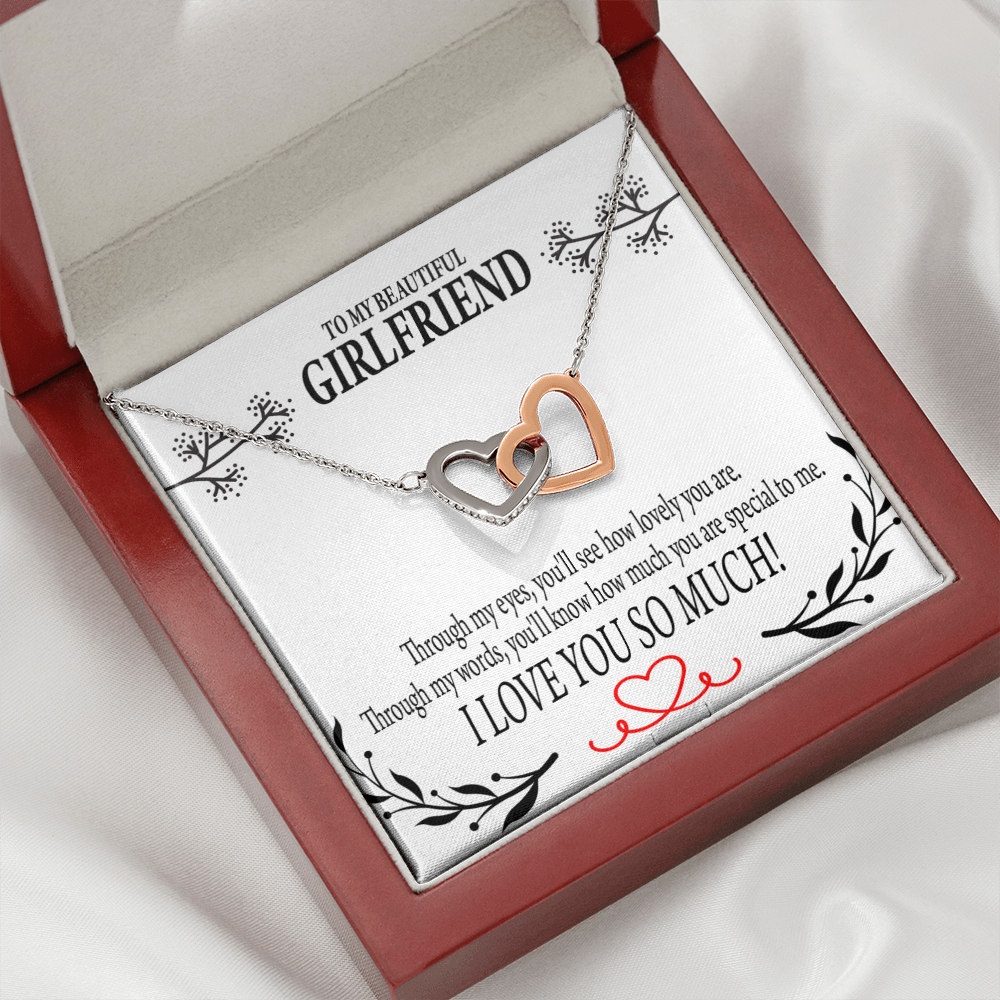 To My Girlfriend Special to Me Inseparable Necklace-Express Your Love Gifts