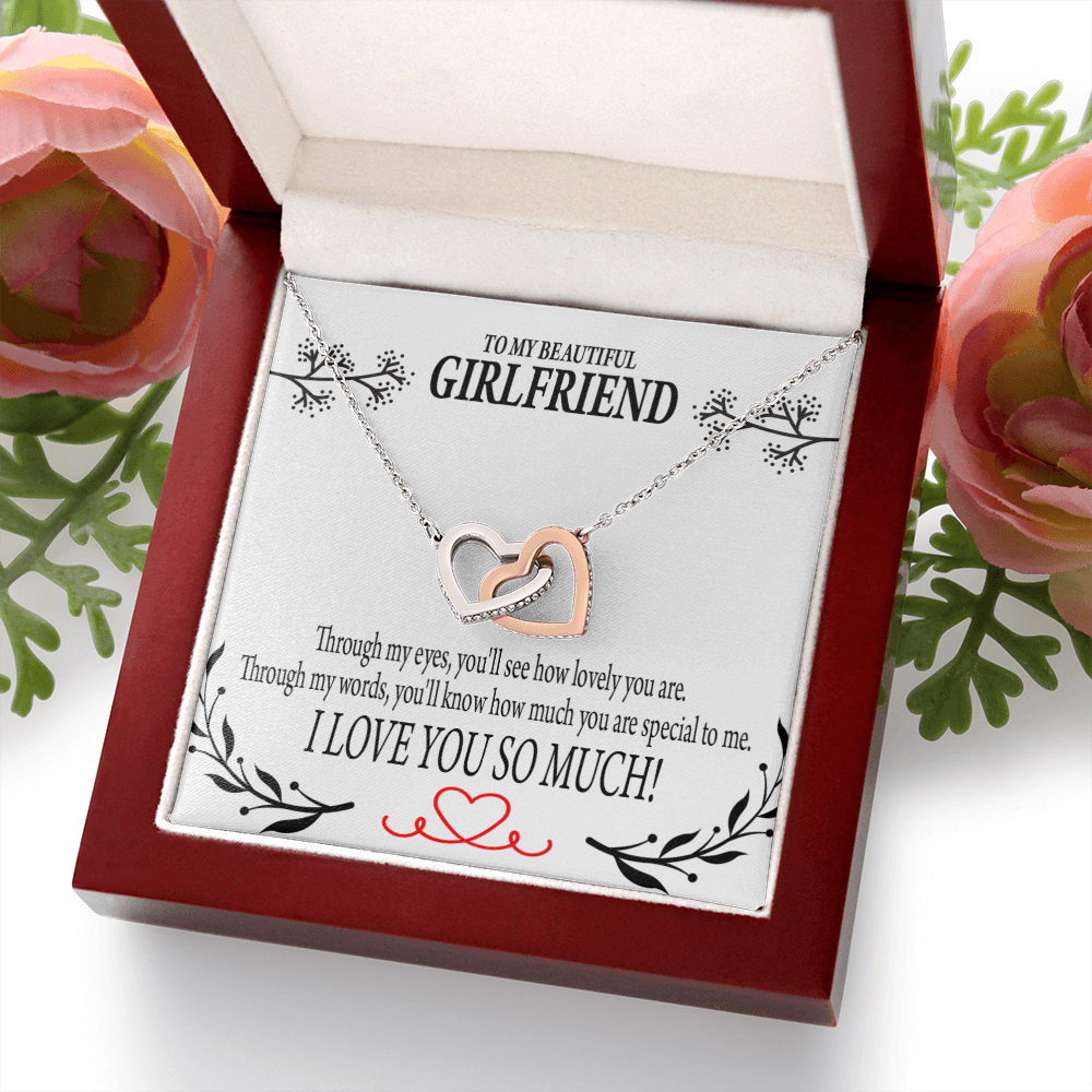 To My Girlfriend Special to Me Inseparable Necklace-Express Your Love Gifts