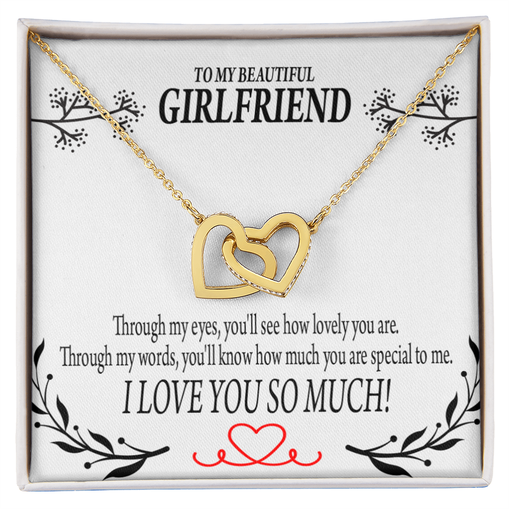 To My Girlfriend Special to Me Inseparable Necklace-Express Your Love Gifts