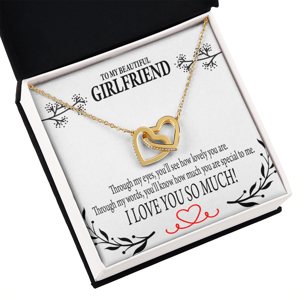 To My Girlfriend Special to Me Inseparable Necklace-Express Your Love Gifts