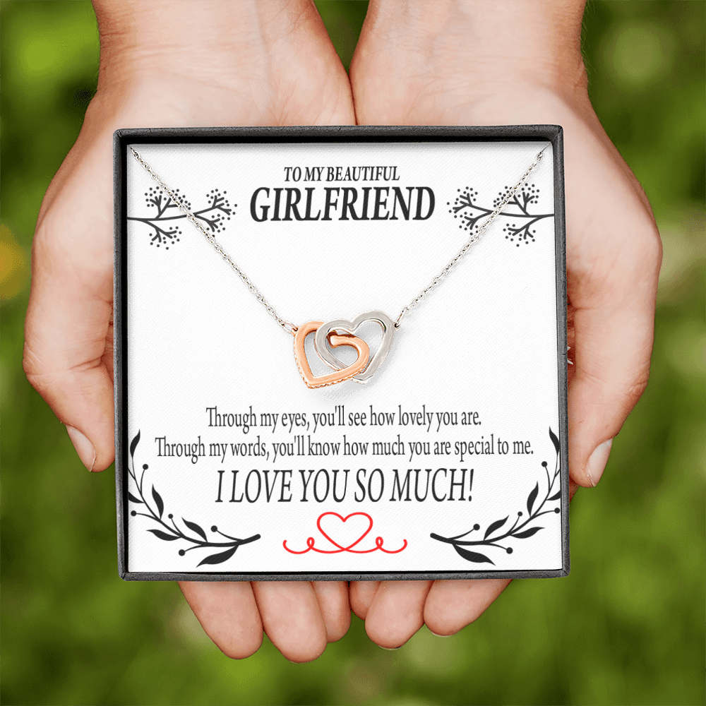 To My Girlfriend Special to Me Inseparable Necklace-Express Your Love Gifts