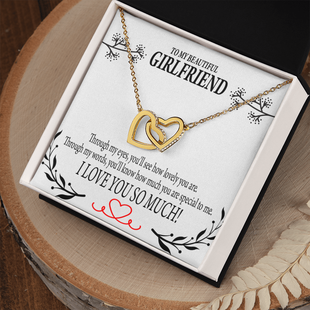 To My Girlfriend Special to Me Inseparable Necklace-Express Your Love Gifts