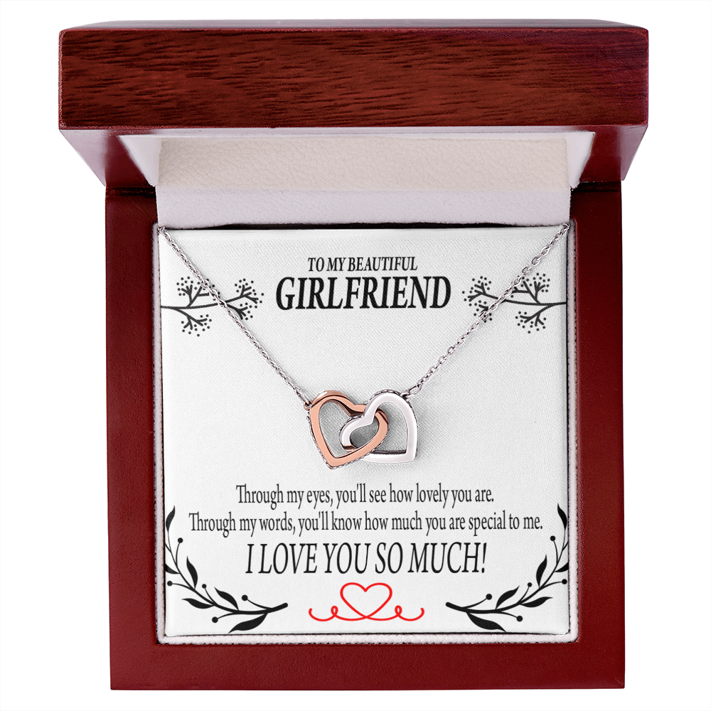 To My Girlfriend Special to Me Inseparable Necklace-Express Your Love Gifts
