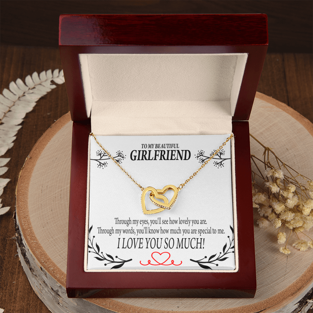 To My Girlfriend Special to Me Inseparable Necklace-Express Your Love Gifts