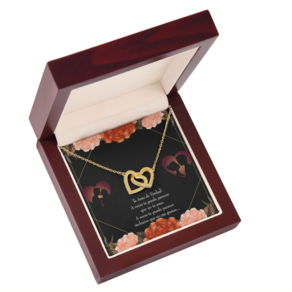 To My Girlfriend Te Amo Inseparable Necklace-Express Your Love Gifts