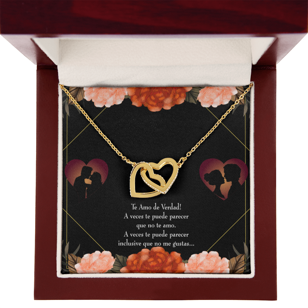 To My Girlfriend Te Amo Inseparable Necklace-Express Your Love Gifts