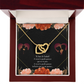 To My Girlfriend Te Amo Inseparable Necklace-Express Your Love Gifts