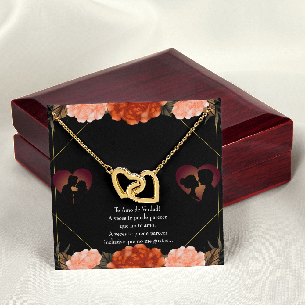 To My Girlfriend Te Amo Inseparable Necklace-Express Your Love Gifts