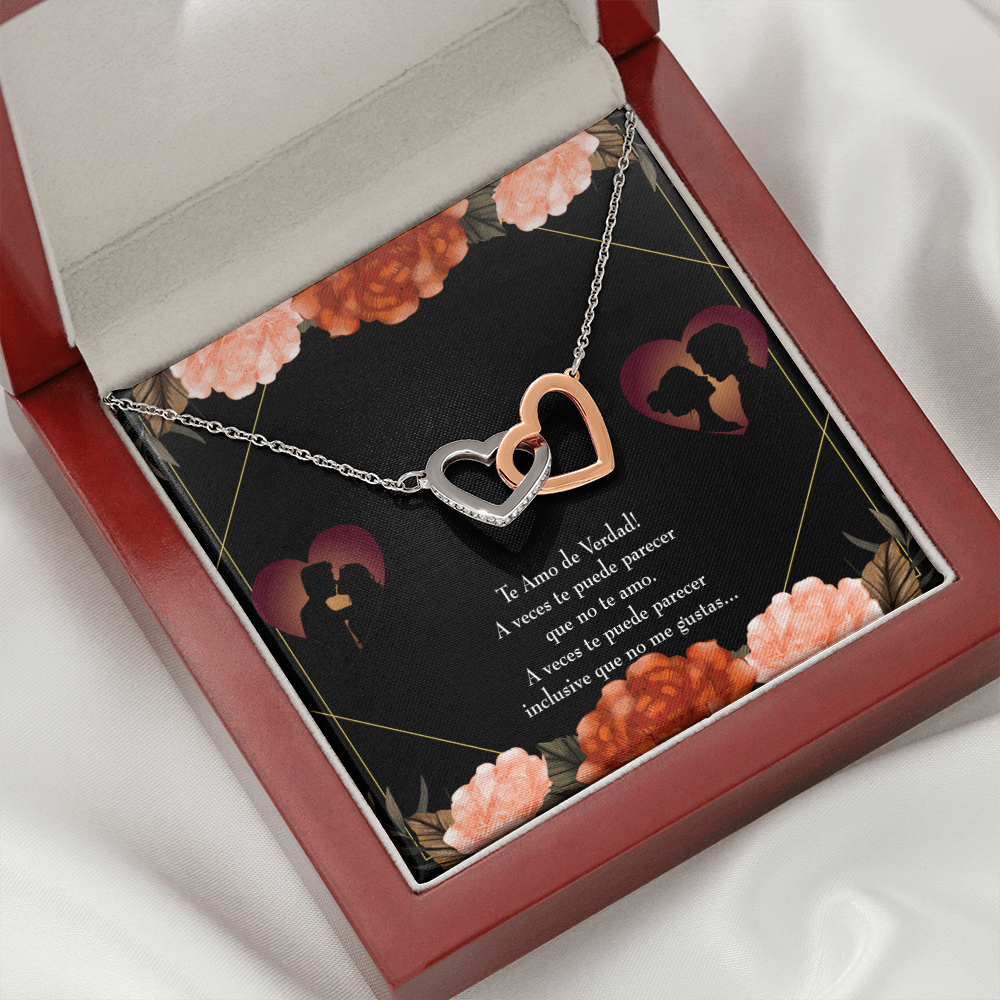 To My Girlfriend Te Amo Inseparable Necklace-Express Your Love Gifts