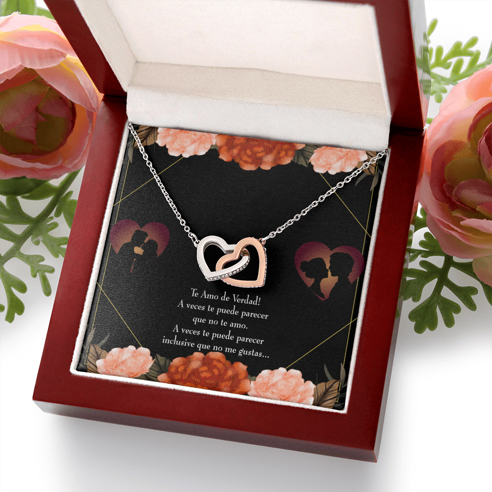 To My Girlfriend Te Amo Inseparable Necklace-Express Your Love Gifts