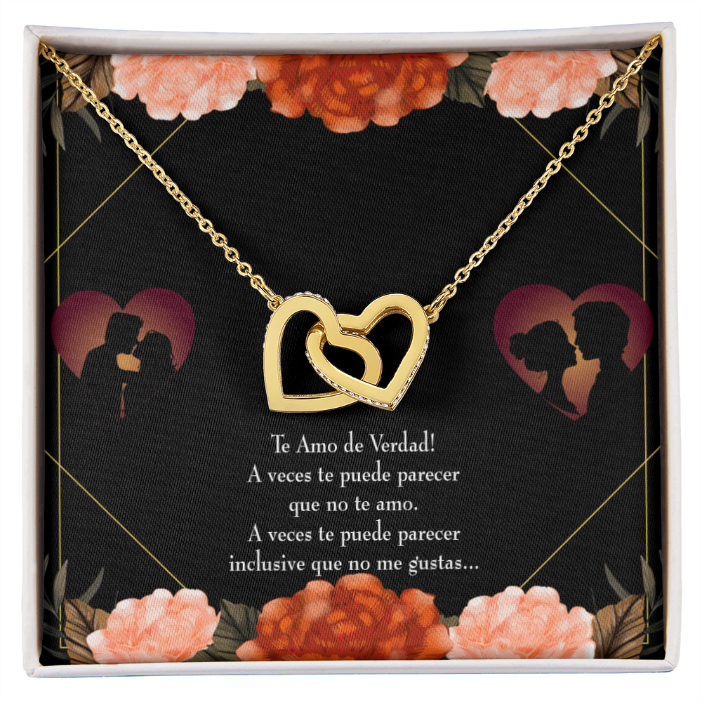 To My Girlfriend Te Amo Inseparable Necklace-Express Your Love Gifts