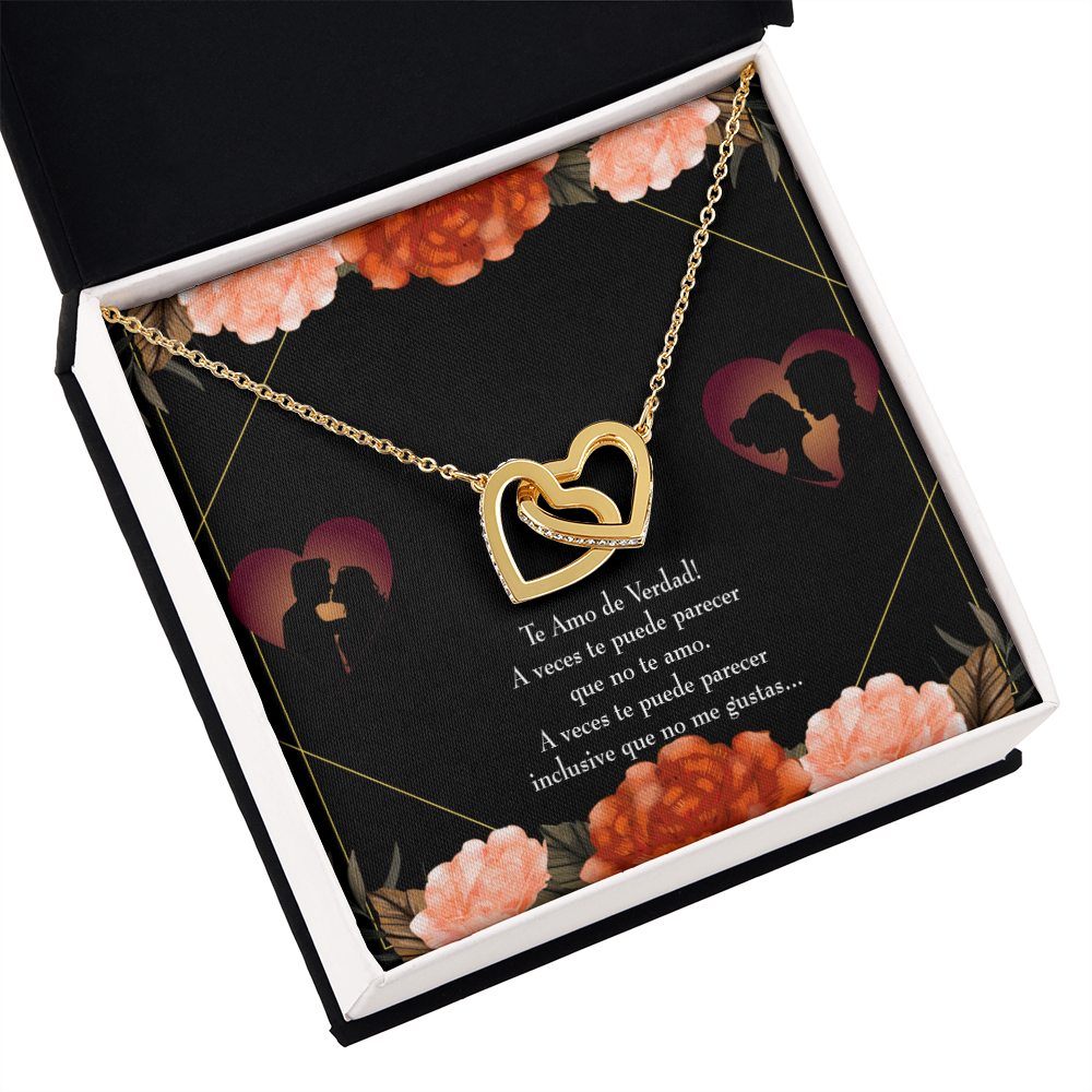 To My Girlfriend Te Amo Inseparable Necklace-Express Your Love Gifts