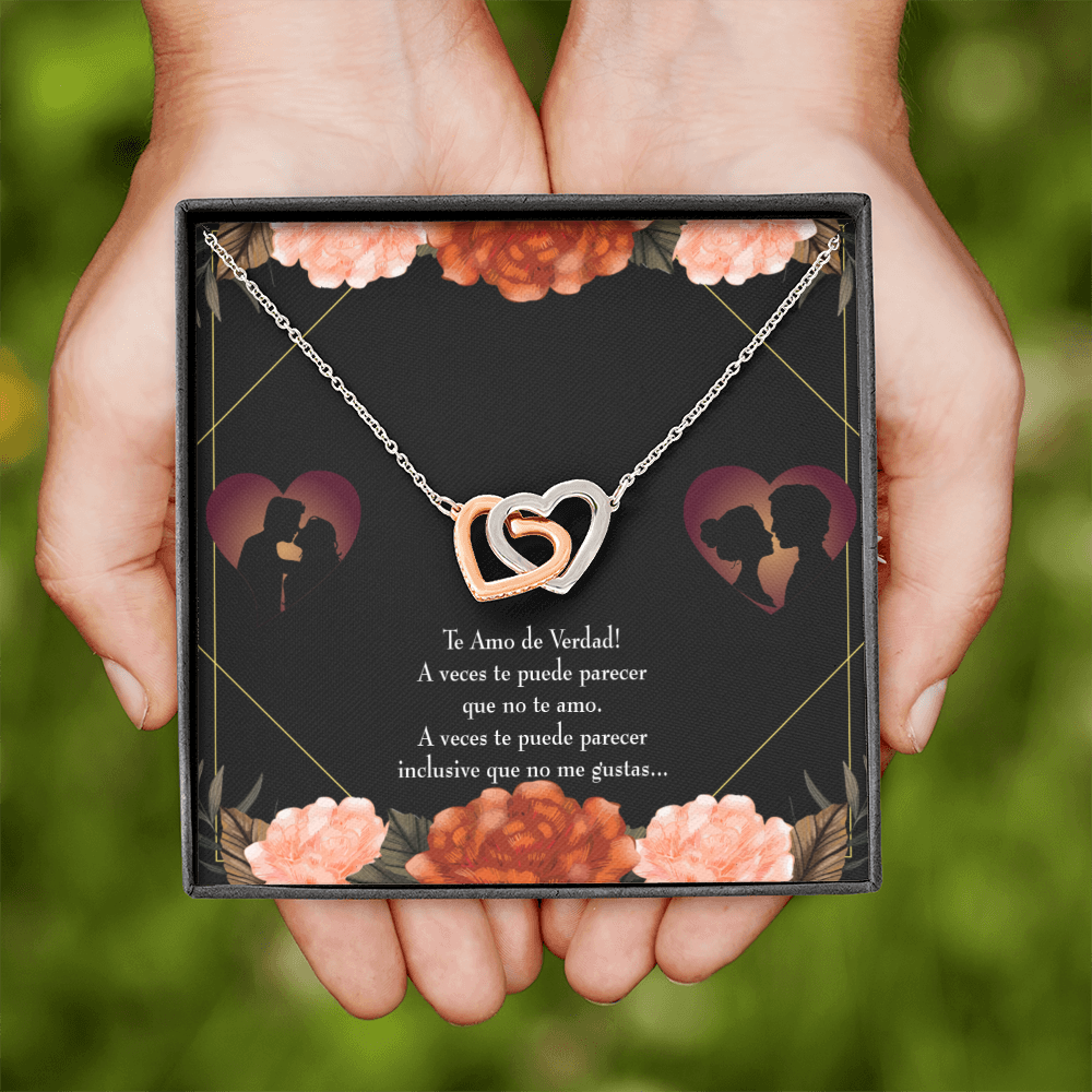 To My Girlfriend Te Amo Inseparable Necklace-Express Your Love Gifts