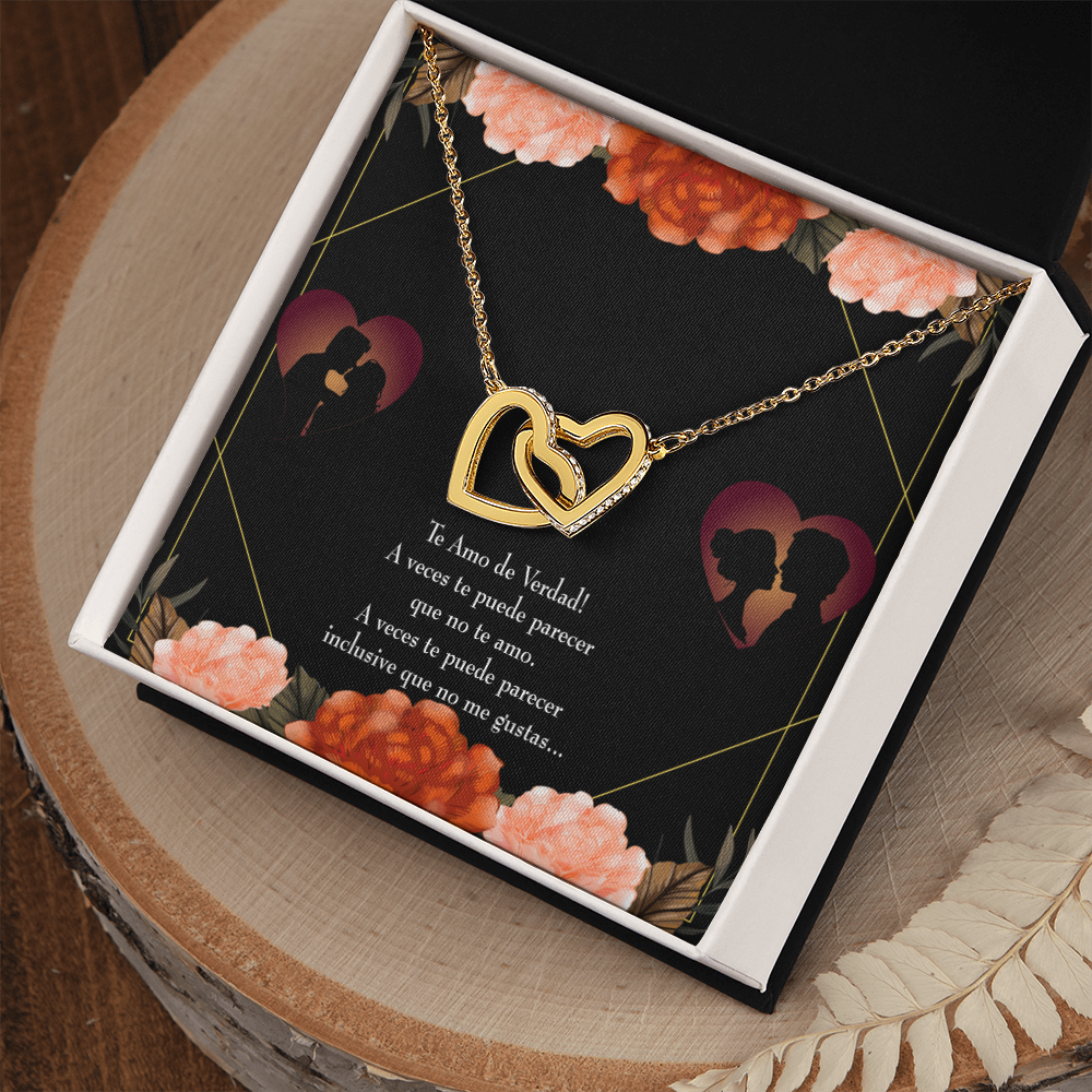 To My Girlfriend Te Amo Inseparable Necklace-Express Your Love Gifts
