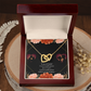To My Girlfriend Te Amo Inseparable Necklace-Express Your Love Gifts