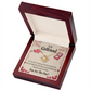 To My Girlfriend The One Infinity Knot Necklace Message Card-Express Your Love Gifts