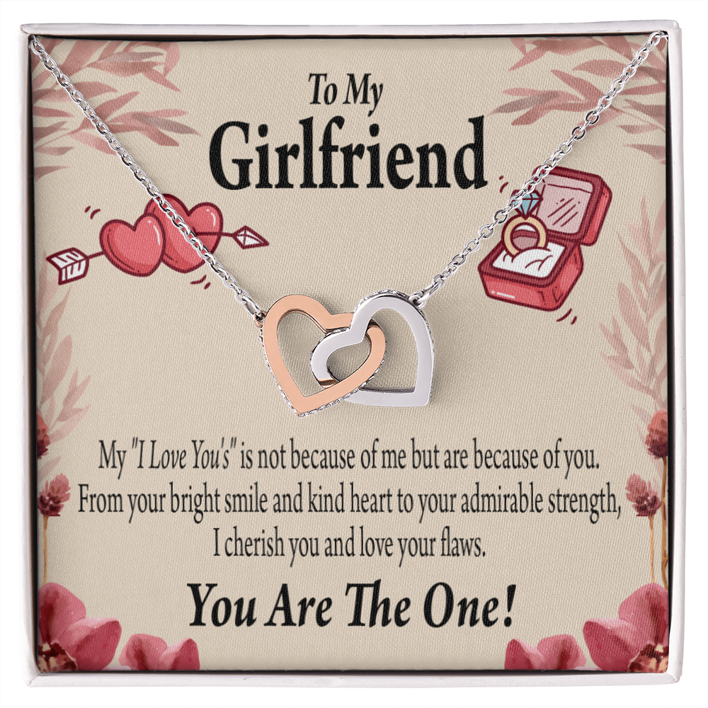 To My Girlfriend The One Inseparable Necklace-Express Your Love Gifts