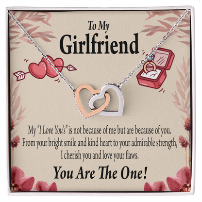 To My Girlfriend The One Inseparable Necklace-Express Your Love Gifts