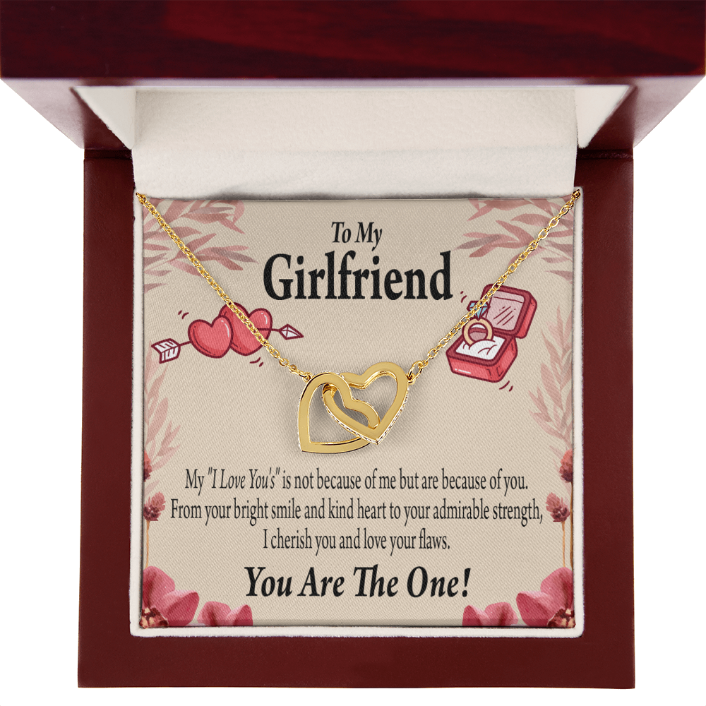 To My Girlfriend The One Inseparable Necklace-Express Your Love Gifts