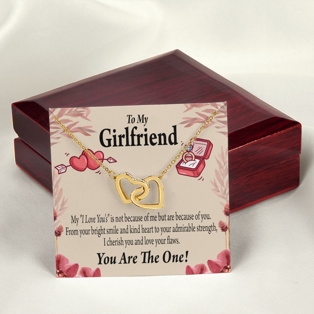 To My Girlfriend The One Inseparable Necklace-Express Your Love Gifts
