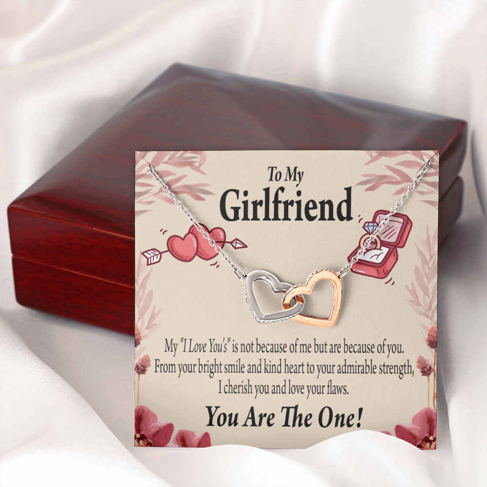 To My Girlfriend The One Inseparable Necklace-Express Your Love Gifts