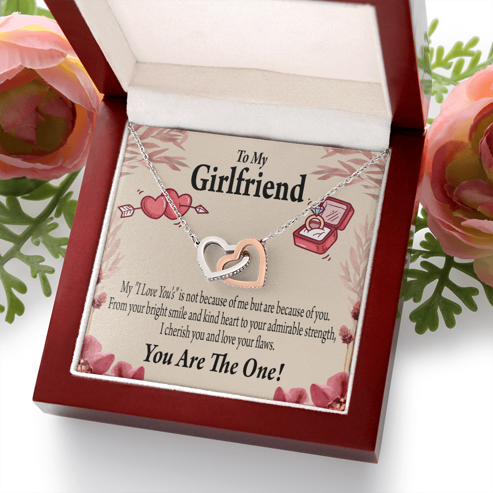 To My Girlfriend The One Inseparable Necklace-Express Your Love Gifts