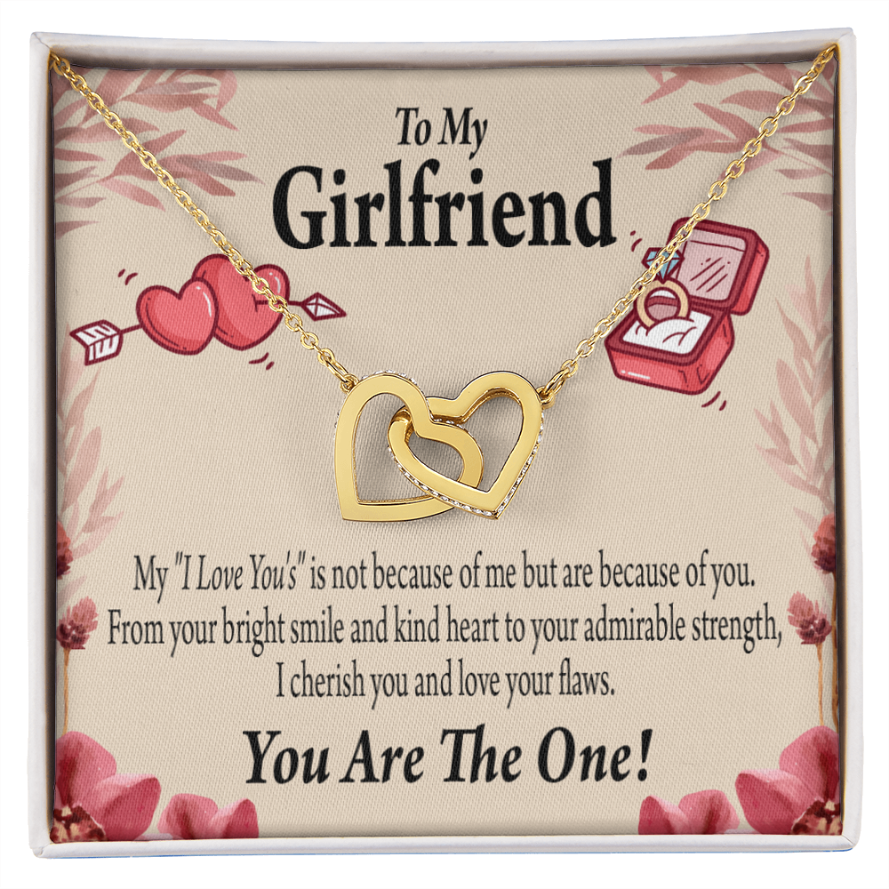 To My Girlfriend The One Inseparable Necklace-Express Your Love Gifts