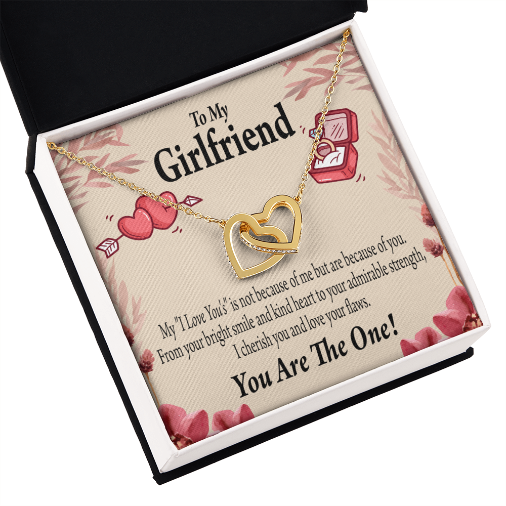 To My Girlfriend The One Inseparable Necklace-Express Your Love Gifts