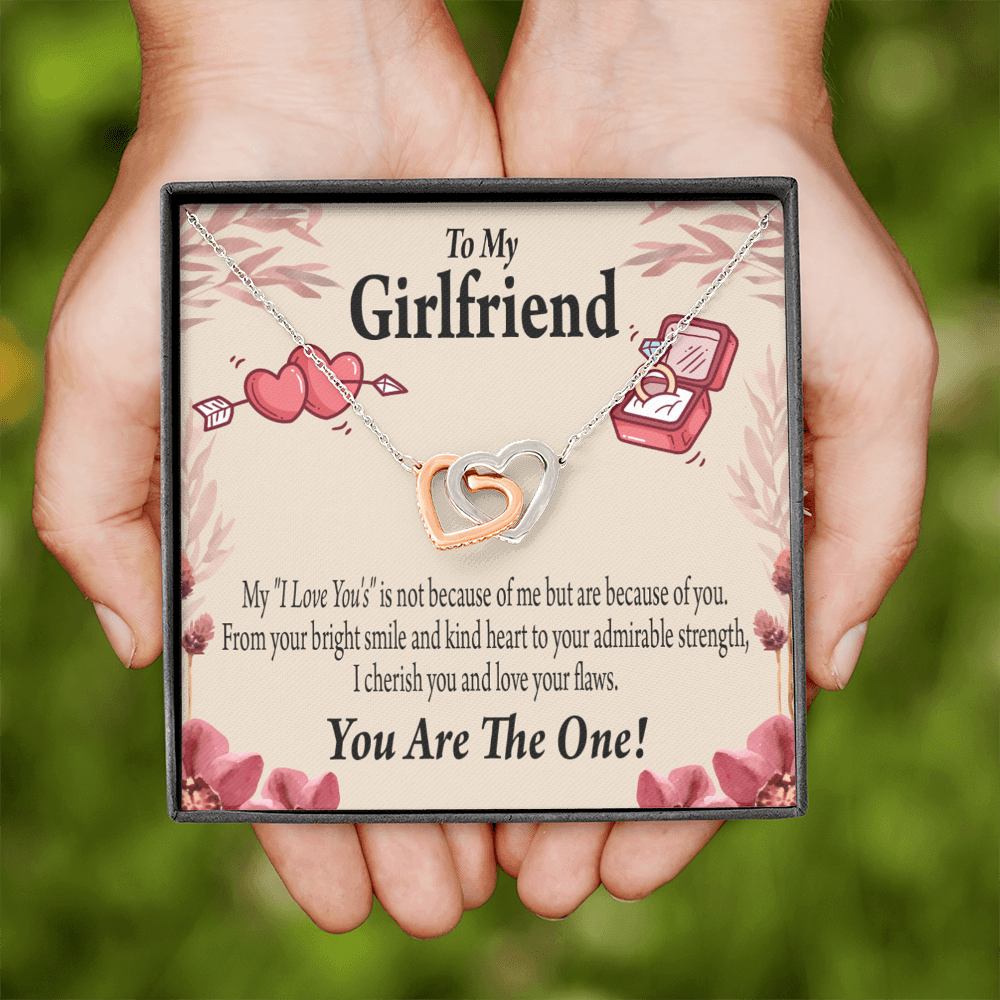 To My Girlfriend The One Inseparable Necklace-Express Your Love Gifts