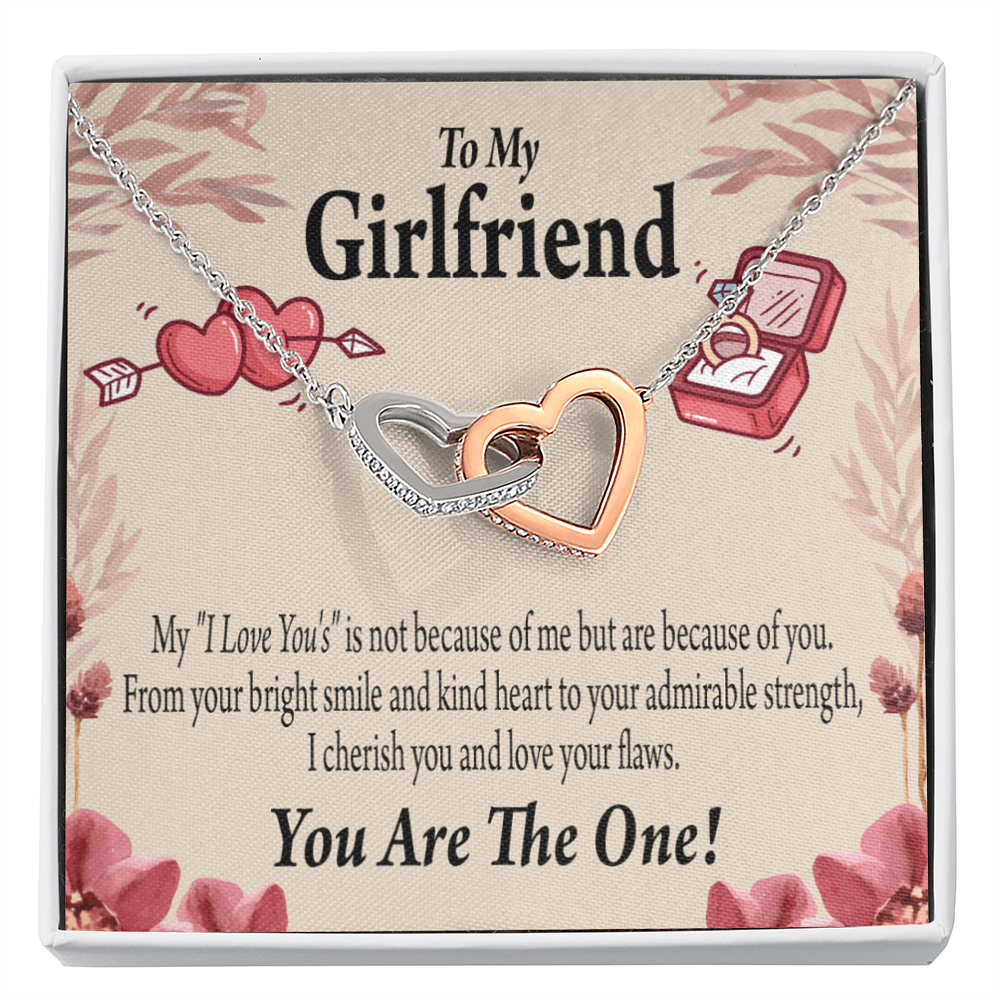 To My Girlfriend The One Inseparable Necklace-Express Your Love Gifts