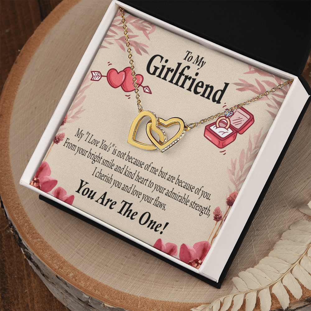 To My Girlfriend The One Inseparable Necklace-Express Your Love Gifts