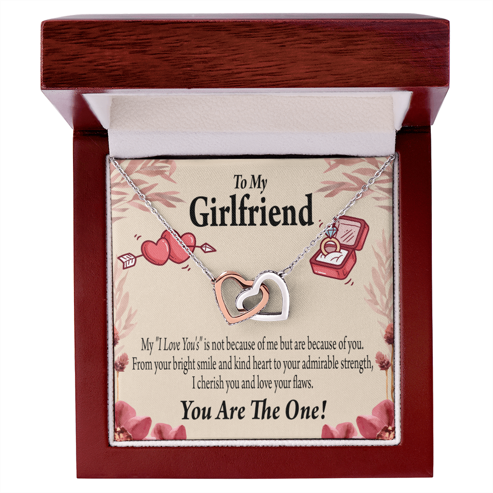 To My Girlfriend The One Inseparable Necklace-Express Your Love Gifts