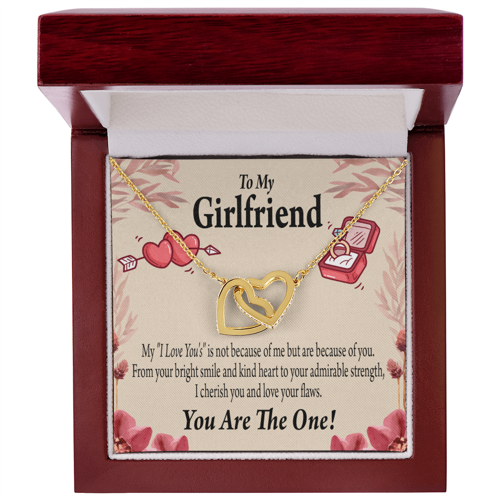 To My Girlfriend The One Inseparable Necklace-Express Your Love Gifts