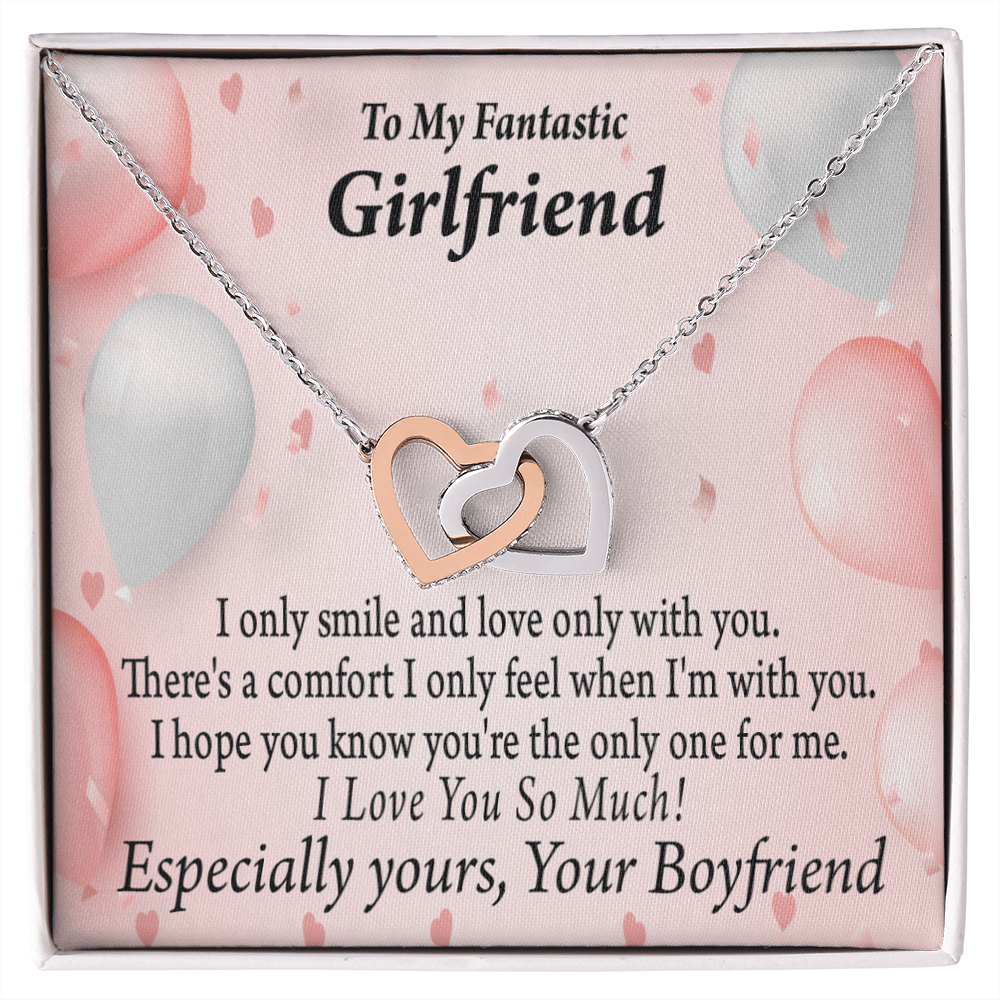 To My Girlfriend The Only One For Me Inseparable Necklace-Express Your Love Gifts